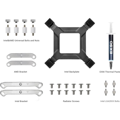 ������� �������� ����������� PcCooler DA360 Pro ARGB WH - �������� 8
