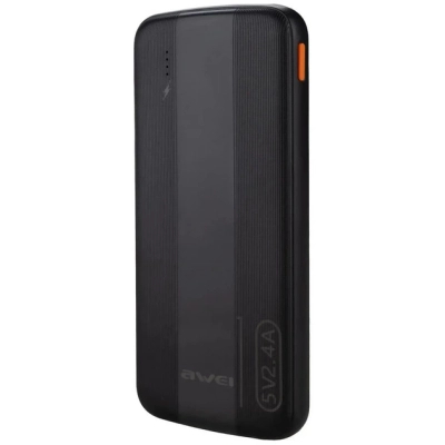 ������� ������������ AWEI 10000mAh P20K, 12W, Black (6954284009744) - �������� 2