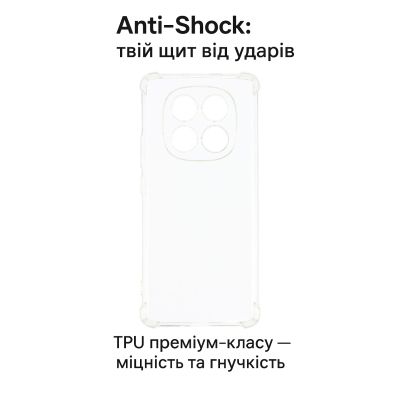 ����� �� ��������� �������� BeCover Anti-Shock Xiaomi Redmi Note 15 5G Clear (715070) - �������� 5