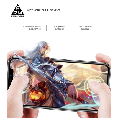 ������ �������� Armorstandart Edge Glue Curved Xiaomi Redmi Note 15 4G / Note 15 5G (ARM90044) - �������� 3