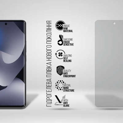 ������ �������� Armorstandart hydrogel Matte Xiaomi Redmi Note 15 4G / Note 15 5G (ARM89628) - �������� 2