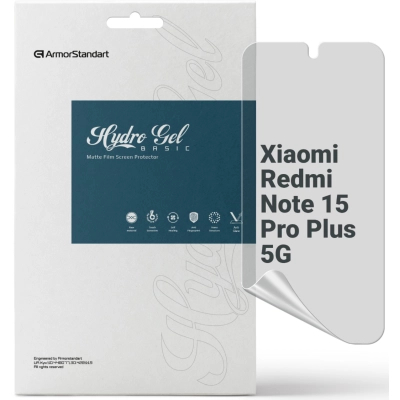 ������ �������� Armorstandart hydrogel Matte Xiaomi Redmi Note 15 Pro Plus 5G (ARM89632) - �������� 1