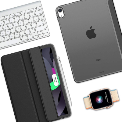����� �� �������� BeCover Tri Fold Hard Apple iPad Air 11" M4 2026 Black (715242) - �������� 3