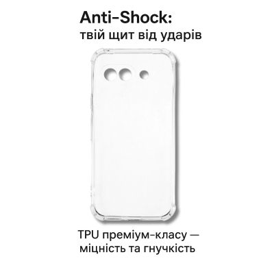 ����� ��� ���������� �������� BeCover Anti-Shock Google Pixel 9a Clear (715071) - �������� 5