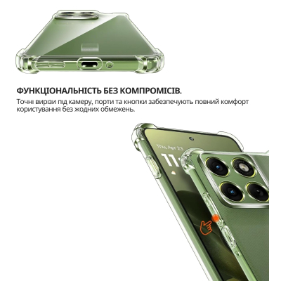 ����� ��� ���������� �������� BeCover Anti-Shock Motorola Edge 70 Clear (715069) - �������� 2