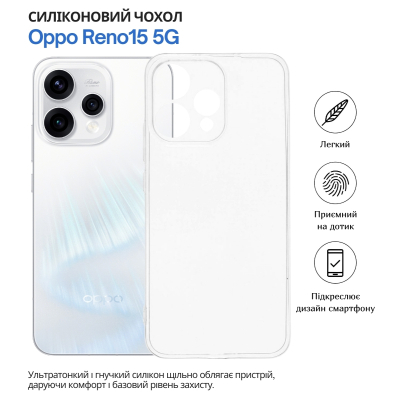 ����� �� ��������� �������� BeCover Oppo Reno15 5G Transparancy (715058) - �������� 6