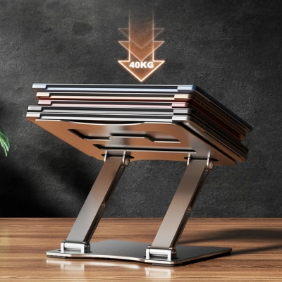 ϳ������� ��� �������� ϳ������� �� �������� RTAKO RS-CP75A Dual-Layer Carbon Steel Laptop Stand (6930539527331) - �������� 10