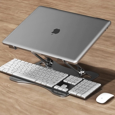 ϳ������� ��� �������� ϳ������� �� �������� RTAKO RS-CP75A Dual-Layer Carbon Steel Laptop Stand (6930539527331) - �������� 5