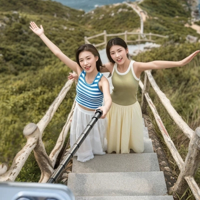 ������� ��� ����� RTAKO ������ RZP001-AB226 Integrated selfie stick Black (6942063221487) - �������� 5