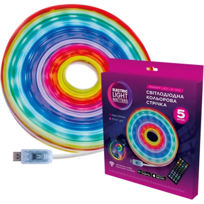 ������������ ����� ELM LS-10C Neon 8W/5V30 Led/RGB IP65 5� (19-0018) - �������� 1