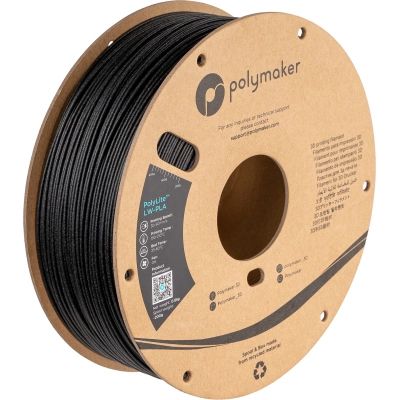 ������� ��� 3D-�������� Polymaker PLA POLYLITE LW 1.75 mm 0,8kg BLACK (PA08001) - �������� 1