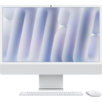 ����'���� Apple 24" iMac Retina 4.5K / Apple M4 (10-c/CPU, 10-c/GPU), 24, 512, Silver, A3137 (MCR24UA/A) - �������� 1