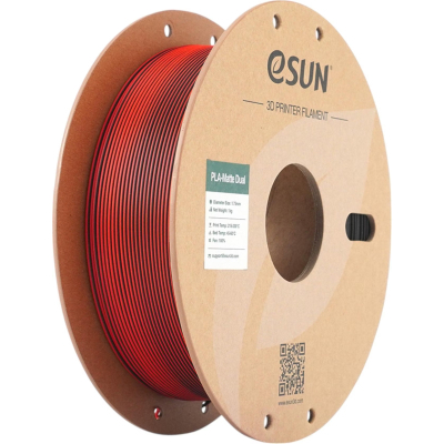 ������� ��� 3D-�������� eSUN PLA matte dual 1,75mm 1kg RED BLACK (PLA-MTD175B-BR1P1) - �������� 1