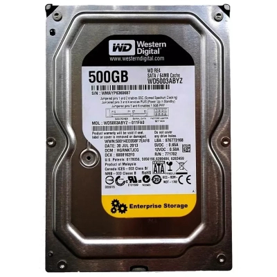 �������� ���� 3.5"  500Gb WD (WD5000ABYZ) - �������� 1