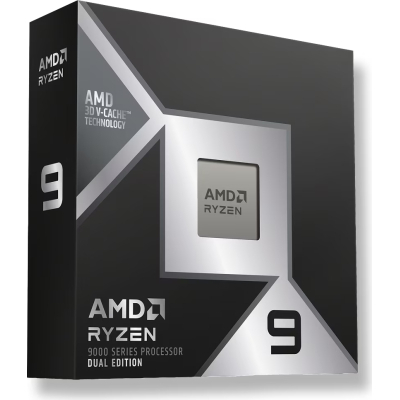 ��������� AMD (AM5) Ryzen 9 9950X3D2, Box, 16x4.3 ��� (Turbo Boost 5.6 ���), Radeon Graphics, L3 192��, Granite Ridge (Zen 5), 4 ��, TDP 200 ��, ���������������� ���������, ������� ���������� � ��������� �� ���� (100-100001978WOF) - �������� 2