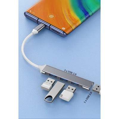 ������������ XoKo USB-C 3xUSB 2.0 + 1xUSB 3.0 (XK-AC-404) - �������� 3