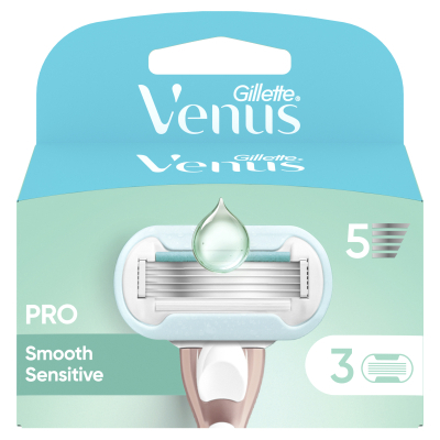 ������� ������� Gillette Venus Pro Smooth Sensitive 3 ��. (8700216968928) - �������� 1