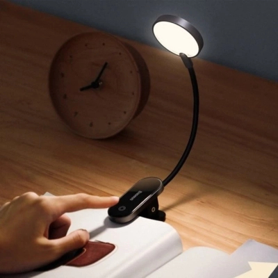 ���������� ����� Baseus Comfort Reading Mini Clip Lamp with battery Dark Gray (DGRAD-0G) - �������� 7