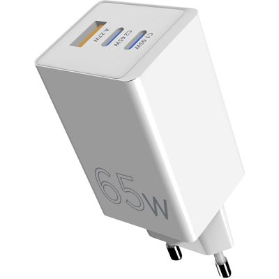 �������� ������� Sigma 2xUSB-C PD65W + 1xUSB QC3.0 GaN X-power PS65-01 white (4827798637715) - �������� 11