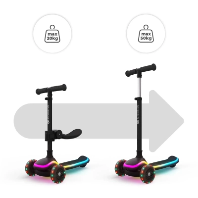 ������� Kinderkraft 2-�-1 Raket Up Black (KRRAUP00BLK0000) (5902533930029) - �������� 2