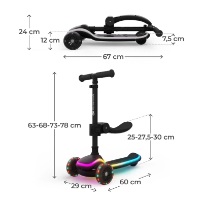 ������� Kinderkraft 2-�-1 Raket Up Black (KRRAUP00BLK0000) (5902533930029) - �������� 5
