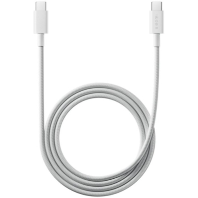 ���� ������ USB-C to USB-C 1.0m 6A braided white Xiaomi (1169403) - �������� 1