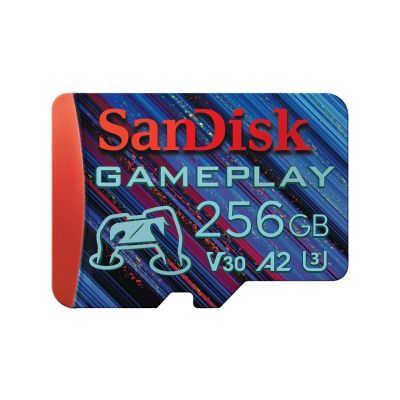 ����� ������ microSDXC, 256Gb, SanDisk GamePlay, �lass10 UHS-I A2 U3 V30, ��� ��������, �� 190/130 ��/� (SDSQXAV-256G-GN6XN) - �������� 1