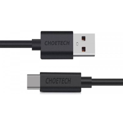 ���� ������ USB 2.0 AM to USB-C 3.0m 18W PVC black Choetech (AC0004-BK) - �������� 2