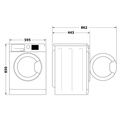 ������� ������ Indesit OMTWSA51052W - �������� 12