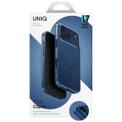 ����� �� ��������� �������� Uniq iPhone 17 Pro Max Clario Magclick Charging blue (8886463694848) - �������� 4