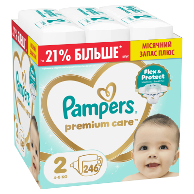 ���������� Pampers Premium Care ����� 2 (4-8 ��) 246 �� (8006530223522) - �������� 1