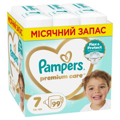 ϳ������ Pampers Premium Care ����� 7 (15+ ��) 99 �� (8006530223584) - �������� 1