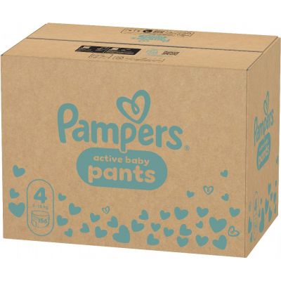 ���������� Pampers Active Baby Pants ����� 4 (9-15 ��) 156 �� (8006530305662) - �������� 2