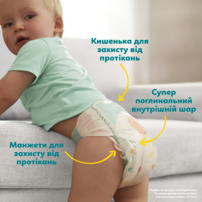 ���������� Pampers Active Baby ����� 7 (15+ ��) 52 �� (8006530230131) - �������� 8
