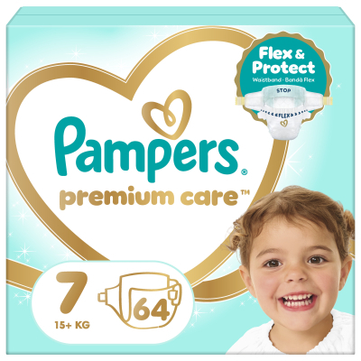 ���������� Pampers Premium Care ����� 7 15+ �� 64 �� (8006530260145) - �������� 1