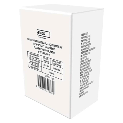 ������� ��� ��� ������� � ��� EMOS B9641 AGM 6V 4Ah fast 4,7mm (B9641) - �������� 7