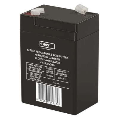 ������� ��� ��� ������� � ��� EMOS B9641 AGM 6V 4Ah fast 4,7mm (B9641) - �������� 1