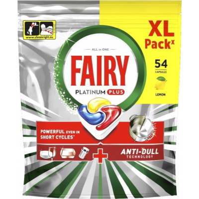 �������� ��� ������������ ����� Fairy Platinum Plus All in One Lemon 54 ��. (8006530115490) - �������� 1