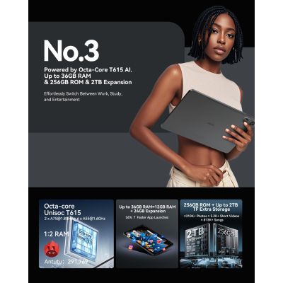 ������� Oscal Pad 100 12.0" 6/256GB 4G (LTE) Sky Blue (6931548326335) - �������� 29