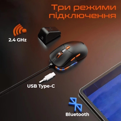 ����� Meetion GW38 Wireless/Bluetooth/USB White (MT-GW38-B) - �������� 3