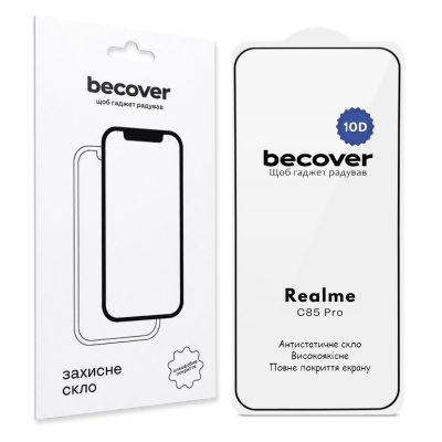 ���� ������� BeCover 10D Realme C85 Pro Black (715705) - �������� 1