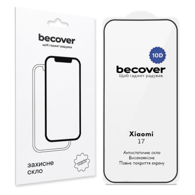 ���� ������� BeCover 10D Xiaomi 17 Black (715710) - �������� 1