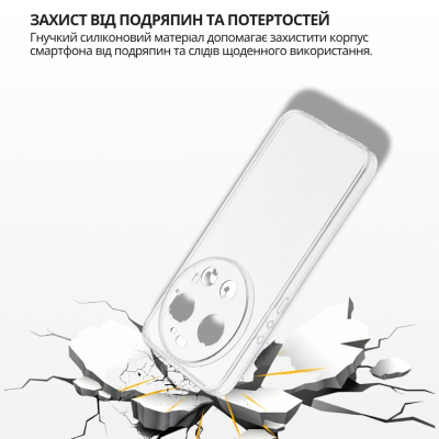 ����� �� ��������� �������� BeCover Silicone Xiaomi 17 Ultra Transparent (715695) - �������� 6