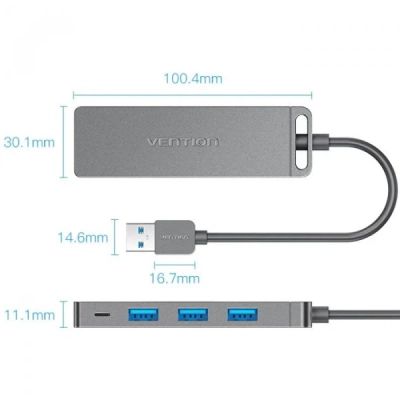 ������������ Vention USB 3.0 to 4xUSB 3.0 0,15m black (CHLBB-SCB2) - �������� 2