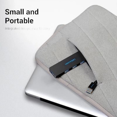 ������������ Vention USB 3.0 to 4xUSB 3.0 0,15m black (CHKBB) - �������� 2