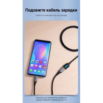 ���� ������ USB 2.0 AM/AF 5.0m PVC black Vention (CBIBJ) - �������� 7