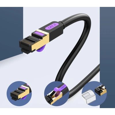 ����-���� 5�, S/FTP cat 7 RJ-45 black Vention (ICDBJ) - �������� 2