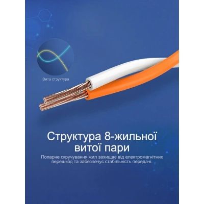 ����-���� 10�, UTP cat 7 RJ-45 flat black Vention (ICABL) - �������� 8