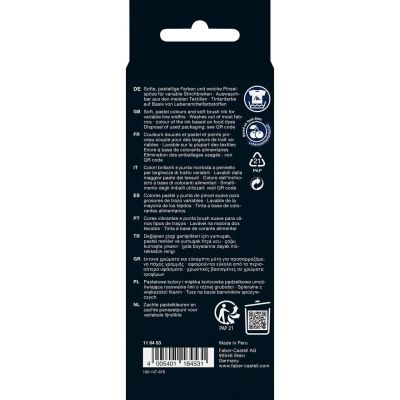 ���������� Faber-Castell �������� Black Edition Pastel ���������� ������, 6 ������ (32357) - �������� 2