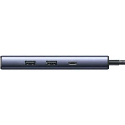 ������������ Ugreen USB-C 6-in-1 2xUSB-A + 1xUSB-C PD100W + DisplayPort 4K60Hz + 1xRJ45 1000Mbps black (75643) - �������� 3